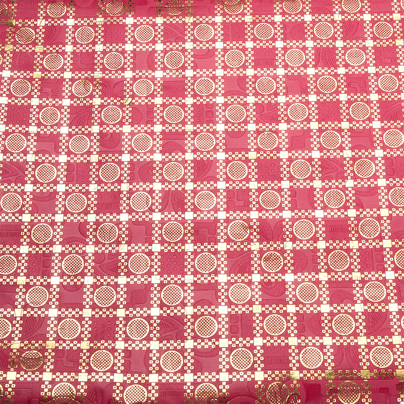 TMIE-06-5 Tessuto Bazin dorato goffrato in colori tinti