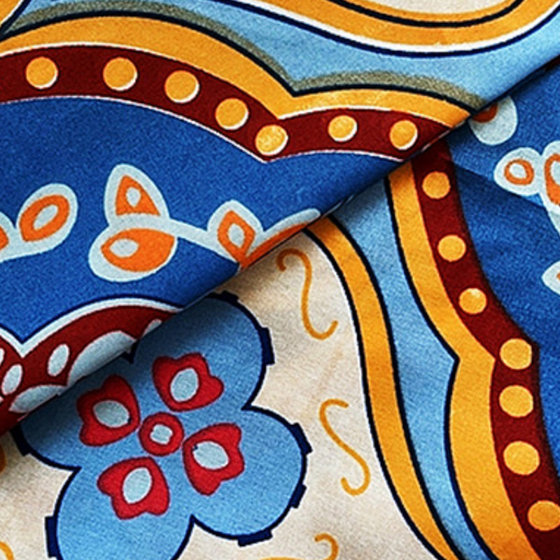 TMIE-10-6 Tessuto per lenzuolo in poliestere a trama semplice con stampa a pigmenti leggeri da 80 g/m²