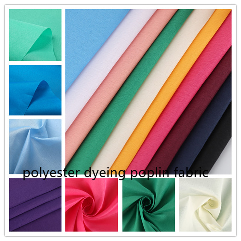 TMIE-08-5-2 Larghezza 112 cm Peso leggero 75 g/m² Colore personalizzato e oltre 100+ colori Tessuto popeline di poliestere con fodera tinta