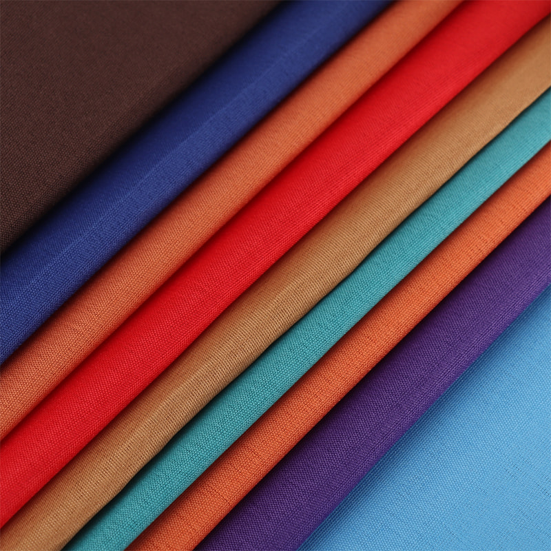 TMIE-08-5-1 115CM Larghezza leggera 65GSM Colore personalizzato e più di 100+ colori Tessuto popeline di poliestere con fodera tinta
