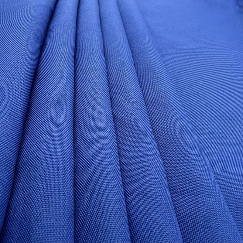 TMIE-03-1-4 Tessuto in poliestere minimo opaco twill blu di peso medio da 150 g/m²